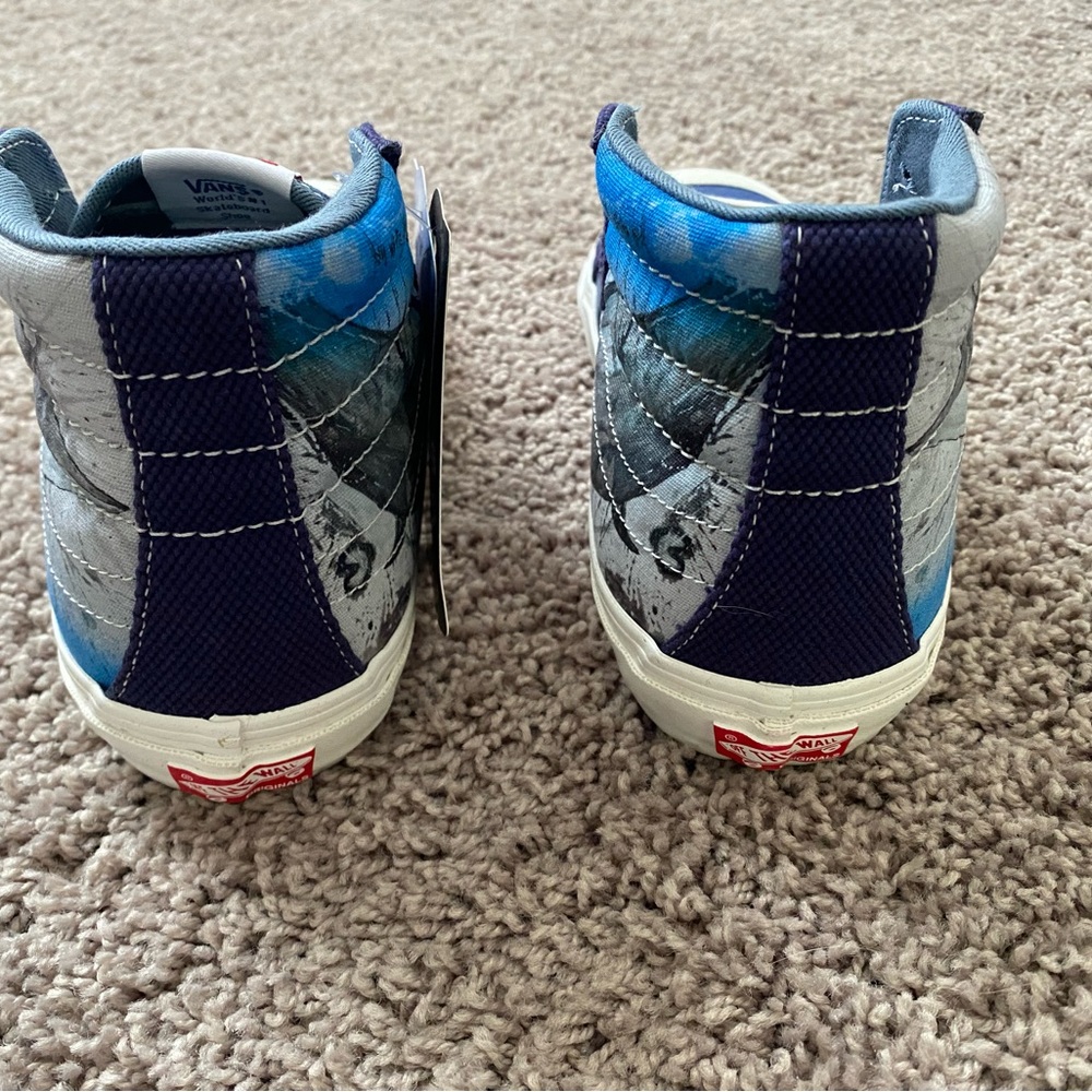 Vans Sk8-Hi OG Ralph Steadman X Style 138 LX Critical Critters Whale Size 7.5 - Picture 2 of 5